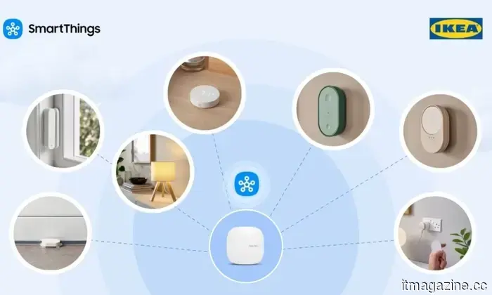 La red Samsung SmartThings será amiga de los dispositivos compatibles con Matter de Ikea.