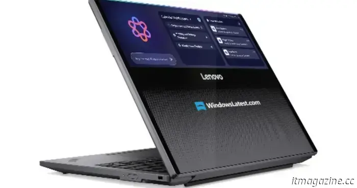 Утечки Lenovo показывают слишком крутой ноутбук со скрытым дисплеем под прозрачной крышкой