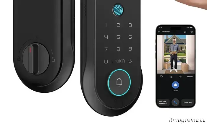 You might never need to recharge a smart lock again.