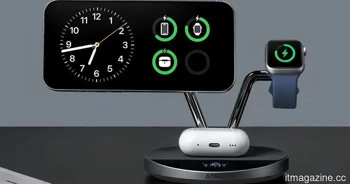 Anker ha lanzado el cargador 3 en 1 perfecto para dispositivos Apple, pero aún no puedes comprarlo.