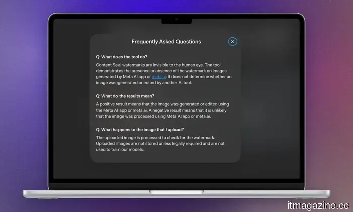 Meta's detection tool is unable to recognize images created by its own Muse Image AI.