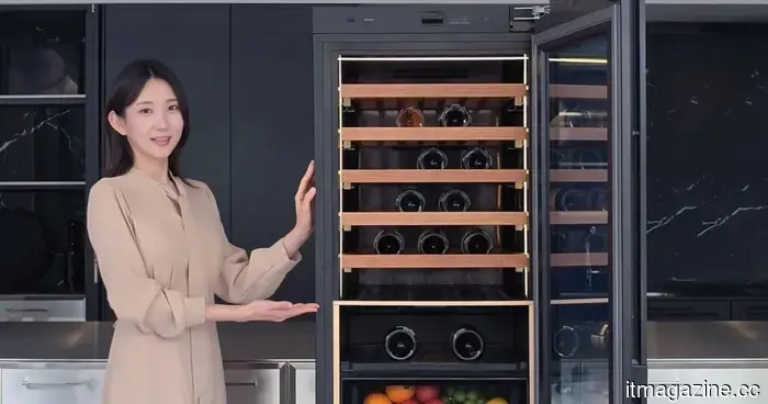 Samsung created an alcohol refrigerator equipped with an AI feature to help manage your exquisite wine collection.