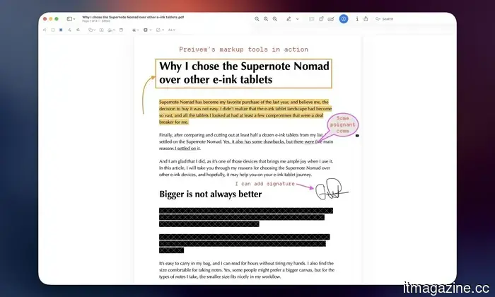 Apple Preview è l'app Mac più sottovalutata. Ecco 7 cose che non sapevi di poter fare con essa.