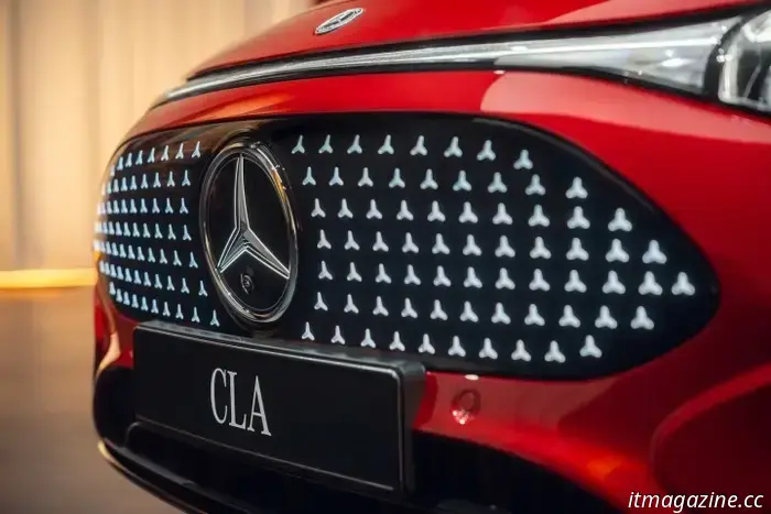 The Mercedes-Benz CLA EV is a compact vehicle introducing significant technological advancements.