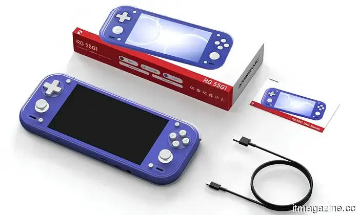 El RG 55G1 de Anbernic es un clon del Switch Lite de $150 diseñado para juegos retro.