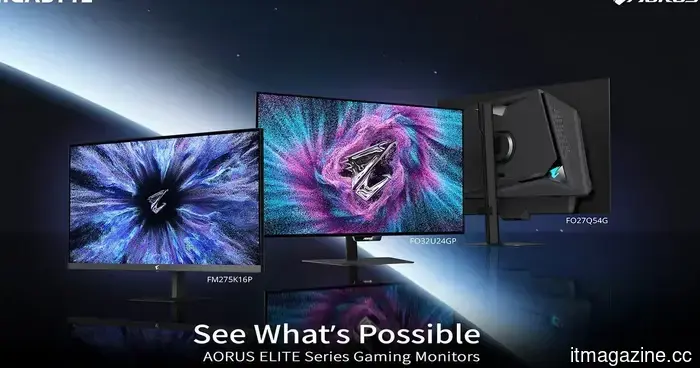 La nuova linea AORUS Elite di Gigabyte ha un monitor per ogni tipo di gamer.