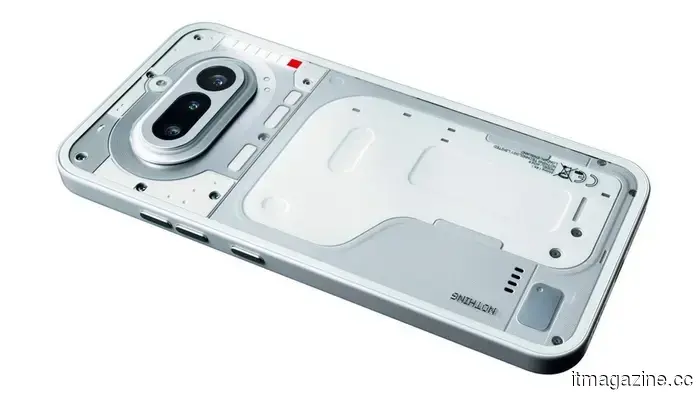 Smartphone Phone (4a) and headphones Headphone (a) from Nothing