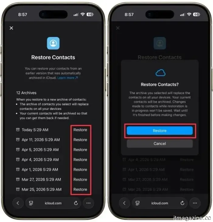 How to recover deleted or lost contacts on your iPhone
