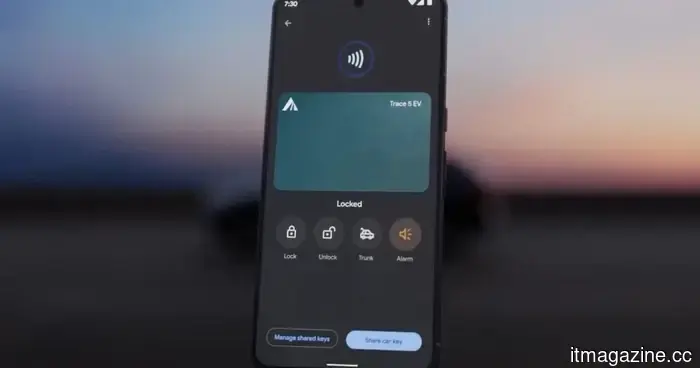 Google Wallet теперь позволяет вам делиться вашим цифровым ключом от автомобиля с настраиваемыми уровнями разрешений