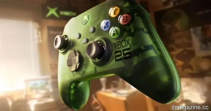 Xbox is commemorating its 25th anniversary with a special edition Series X console featuring a translucent green design.
