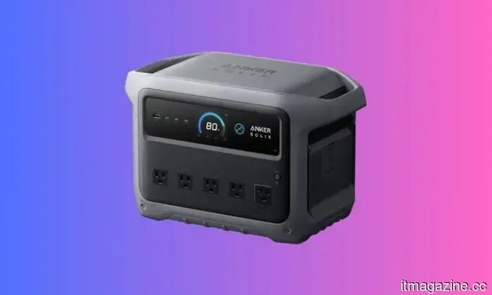 Una de las mejores ofertas de generadores solares portátiles disponibles en este momento: Anker SOLIX C1000 Gen 2 con panel de 200W por $699