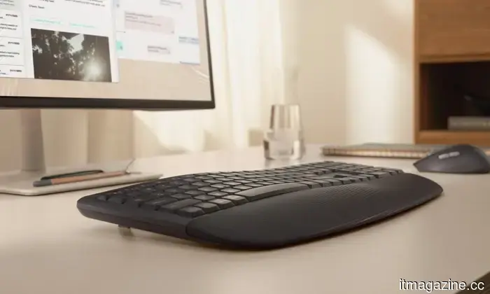 Logitech's latest office mouse and keyboard feature a small comfort enhancement that your wrist will appreciate.
