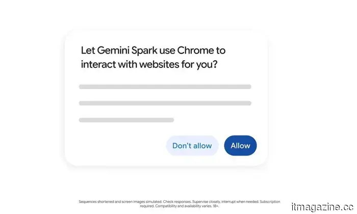 Gemini Spark can now utilize Chrome logins and saved passwords to carry out tasks for you.