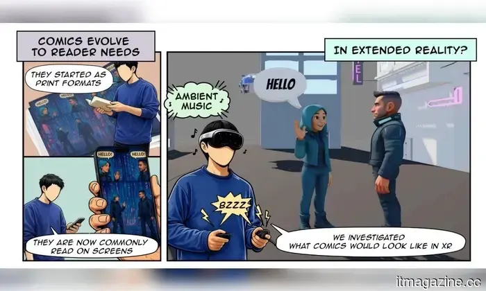 XR could bring webtoons from your phone into your physical space.