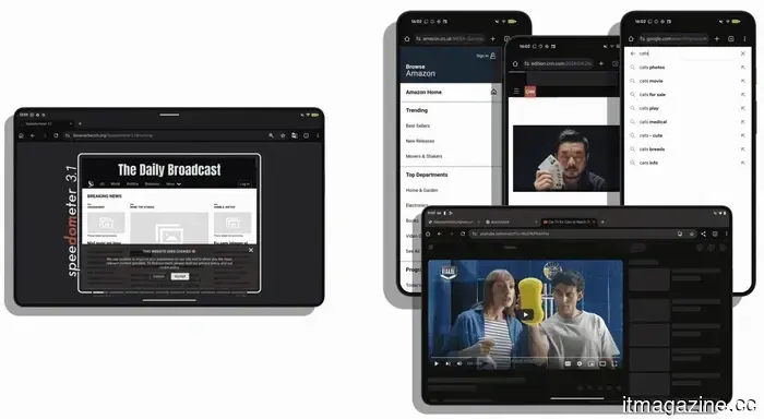 Google reports that Android web browsing has surpassed the speed of iPhone browsing.