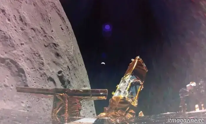 Observe the Blue Ghost spacecraft as it drills into the lunar surface.