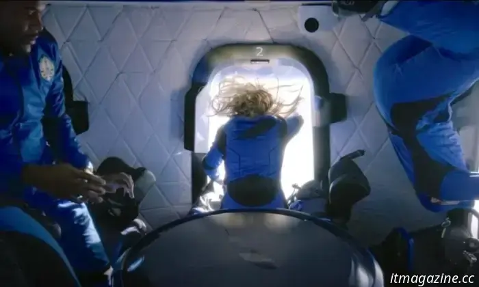 Blue Origin's most recent rocket launch featured an experience similar to that of the Moon.