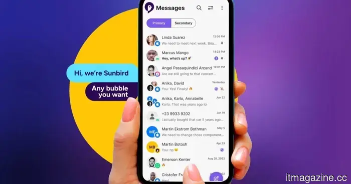 Sunbird reintroduces its iMessage app for Android, three years following a privacy controversy that led to its closure.