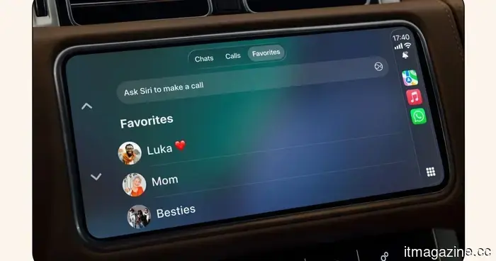 WhatsApp's latest in-car feature focuses on hands-free operation.