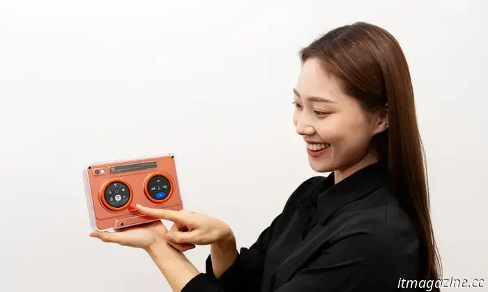 Samsung's ideas featured an OLED display on a classroom robot and retro music equipment.