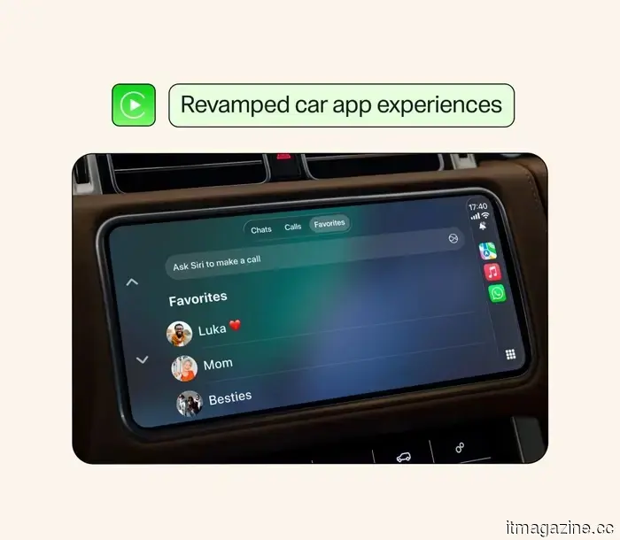 WhatsApp's new in-car feature is centered on hands-free operation.