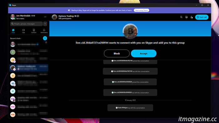 Tanto tiempo Skype, apenas usamos ye (recientemente)