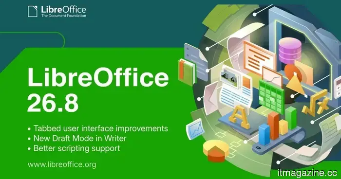 LibreOffice 26.8 añade muchas características agradables y se niega a imponerte la IA.