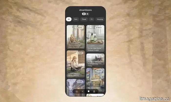 You no longer require a subscription to test out Google’s Dreambeans app.