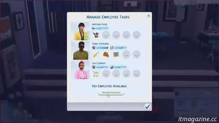 How to establish and operate a small business in The Sims 4: Businesses and Hobbies.