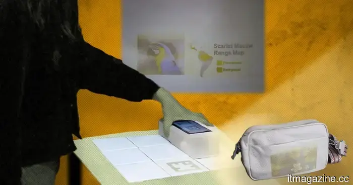 El proyector portátil del MIT convierte cualquier superficie en un lienzo de diseño con tinta invisible.