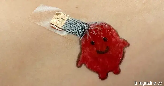 Puoi dipingere questo indossabile sulla tua pelle come un tatuaggio per monitorare l'attività del tuo cuore e del tuo cervello.