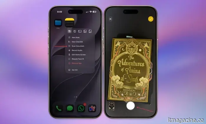 No necesitas una aplicación de escaneo de documentos. Tu iPhone te tiene cubierto.