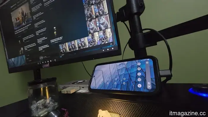 The Android desktop mode made me long for my laptop in no time at all.