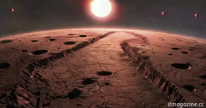 Four exoplanets found orbiting our nearby star, Barnard's Star.