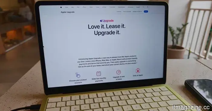 Apple's latest Upgrade program allows you to lease an iPhone, Mac, Apple Watch, and iPad.