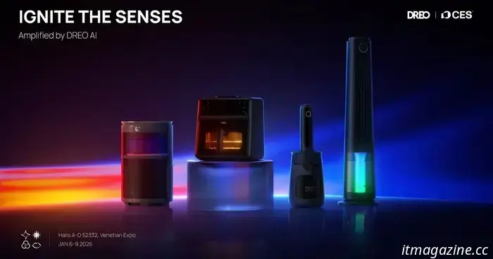 Осмотрите стенд DREO на CES 2026 и познакомьтесь с их обновлёнными распыляющими вентиляторами.