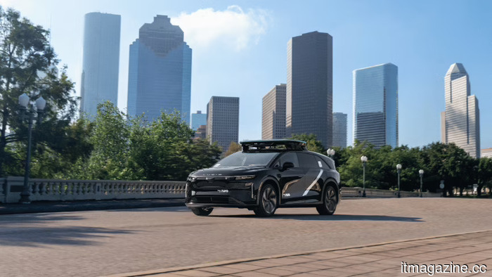Il servizio di robotaxi di Uber sarà lanciato a Houston nel 2027.