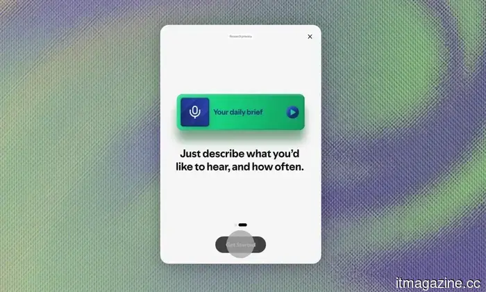 L'app AI di Spotify può generare briefing quotidiani e podcast personalizzati per te.