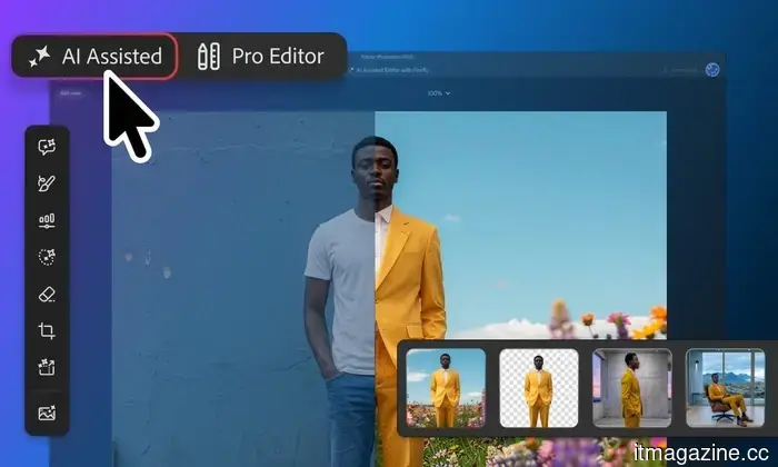 Adobe Photoshop has introduced an AI editor for those who prefer using prompts.