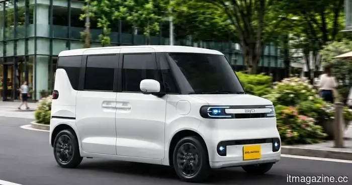 El nuevo Racco de BYD es el primer coche kei eléctrico de Japón con más de 300 km de autonomía.