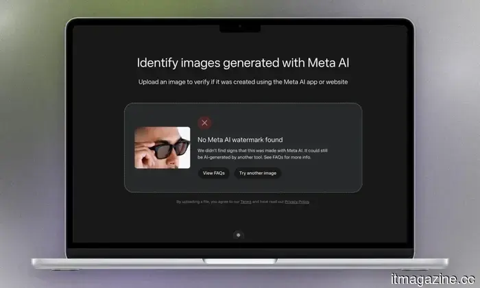 Meta's detection tool is unable to recognize images created by its own Muse Image AI.