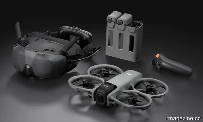 DJI's inaugural 360° drone features 8K video recording and an incredibly extended transmission range.