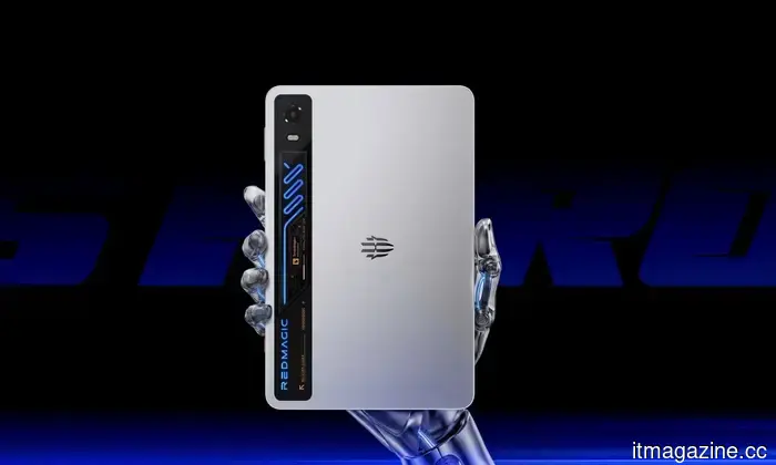 Red Magic's OLED gaming tablet, akin to the size of an iPad mini and featuring liquid cooling, is now available worldwide.