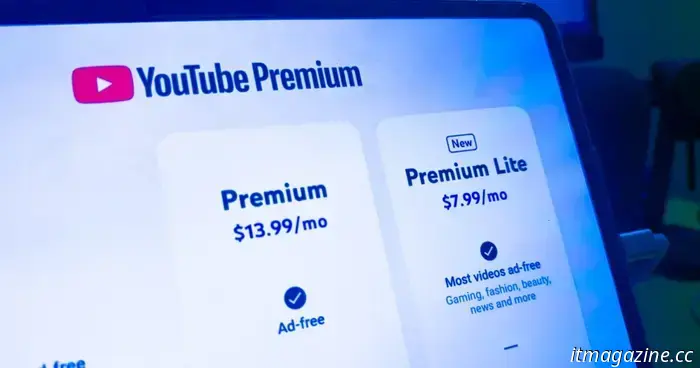 YouTube Premium Lite llega a los EE. UU., pero sus beneficios son un poco confusos