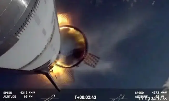 SpaceX has released impressive close-up videos of the Starship engines igniting during its eighth flight test.