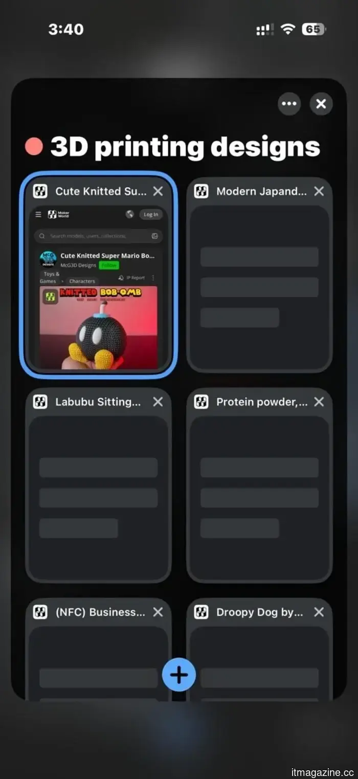 The tab stacks in the Vivaldi browser are a fantastic feature that I wish were available in Chrome and Safari.