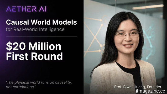 Aether AI secures $20 million to develop causal world models.