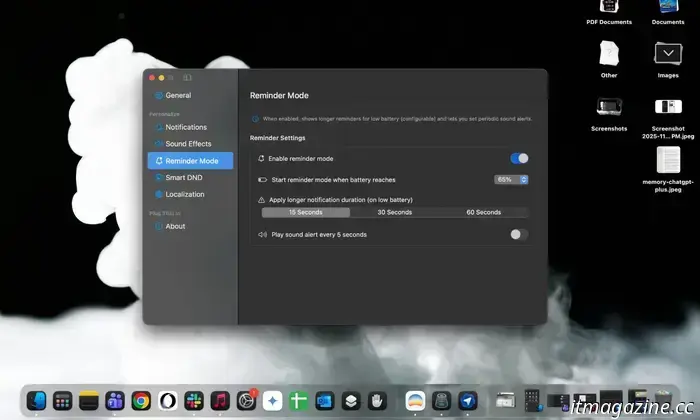 I discovered a small application that can help prevent low-battery work problems on MacBooks.