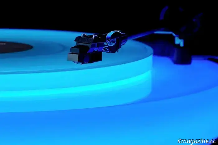 Audio-Technica’s floating Hotaru turntable exudes $10,000 of radiant style.