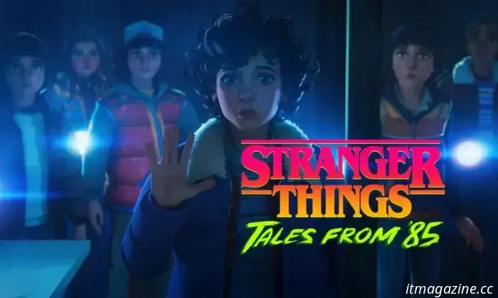 Netflix has unveiled the trailer and release date for the animated spinoff of Stranger Things, titled Tales From ’85.